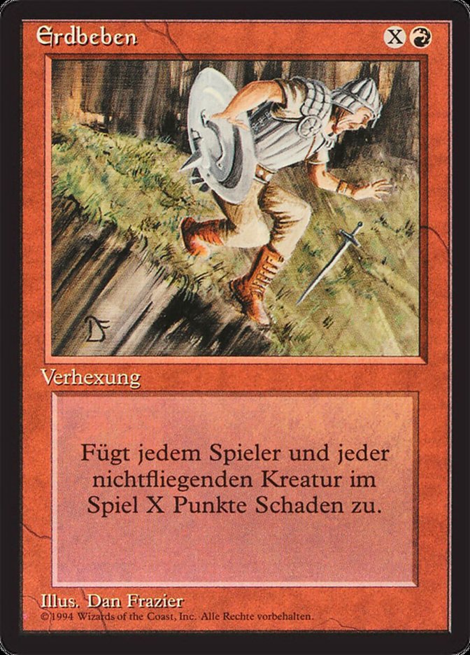 Earthquake - German