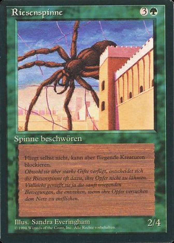 Giant Spider - German