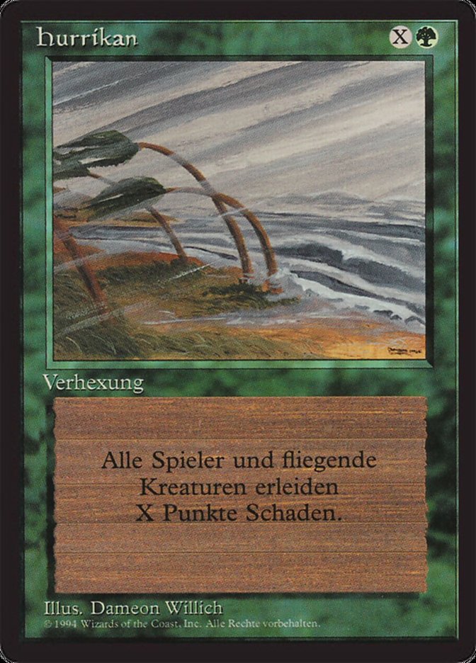 Hurricane - German