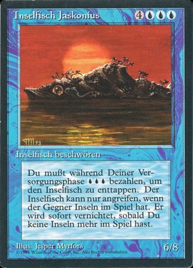 Island Fish Jasconius - German