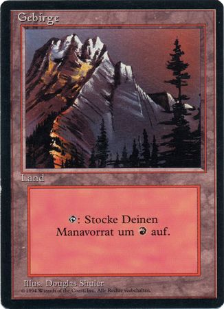 Mountain (Slate) - German