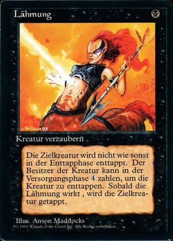 Paralyze - German