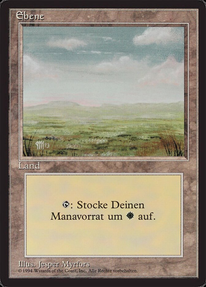 Plains (No Mountains) - German