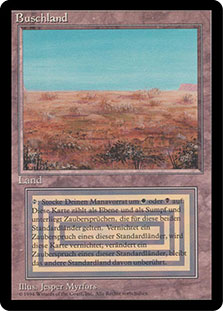 Scrubland - German
