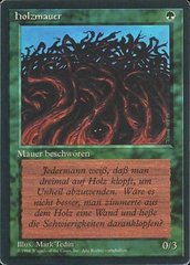 Wall of Wood - German