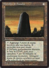 Basalt Monolith - Italian
