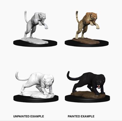 D&D Nolzurs Marvelous Miniatures: Panther & Leopard