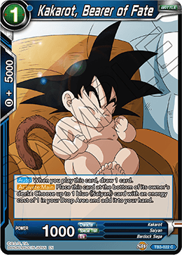 Kakarot, Bearer of Fate - TB3-022 - C - Foil