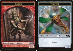 Goblin (011) // Thopter (014) Double-Sided Token