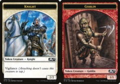 Goblin (011) // Knight (004) Double-Sided Token