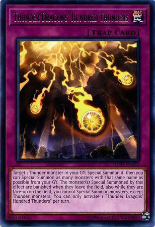 Thunder Dragons Hundred Thunders - SOFU-EN072 - Rare - Unlimited Edition