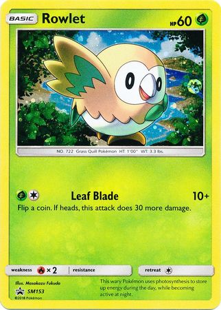 Rowlet - SM153 - SM Black Star Promo