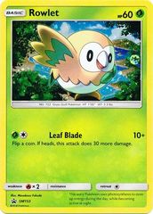 Rowlet SM153 Cosmos Holo Promo - Lost Thunder Single Pack Blisters