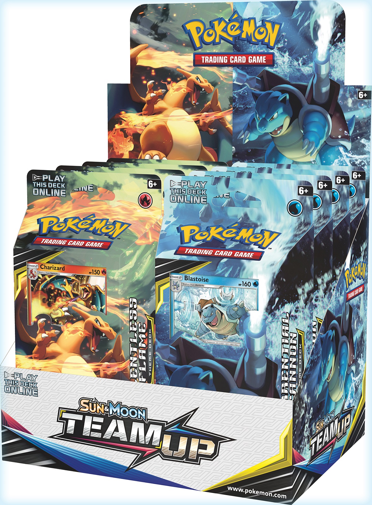 Sun & Moon - Team Up Theme Deck Display