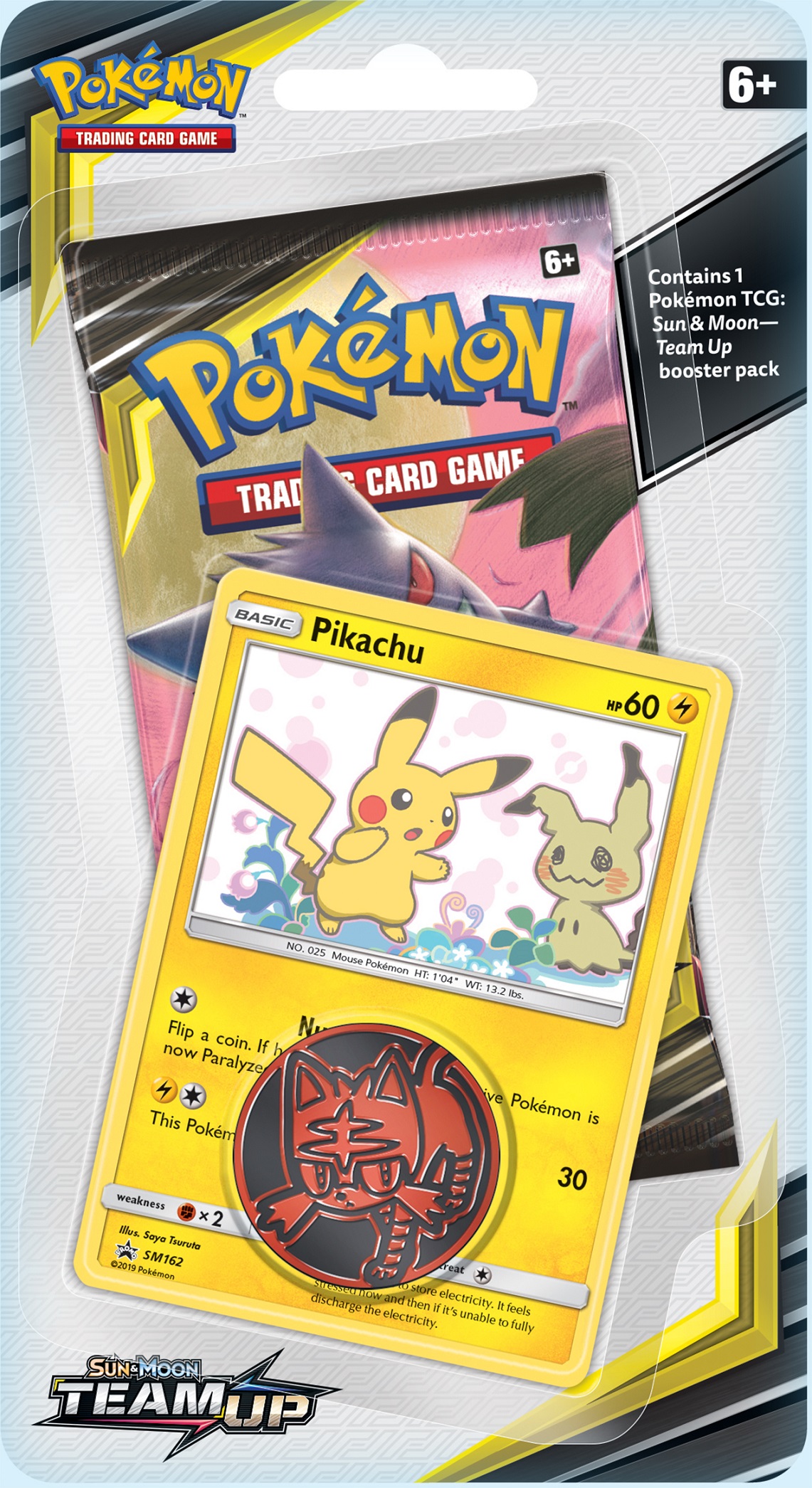 Sun & Moon - Team Up Checklane Blister Pack - Pikachu