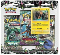 Sun & Moon - Celestial Storm 3 Pack Blister - Tapu Koko