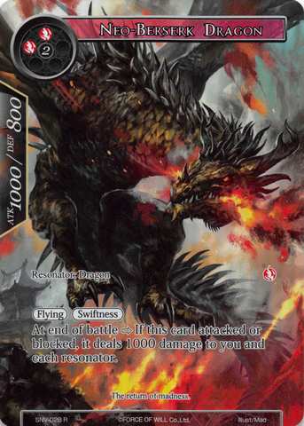 SNV-028 - R - Full Art - Neo-Berserk Dragon