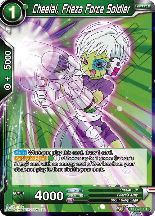 Cheelai, Frieza Force Soldier - SD8-05 - ST Cheelai, Frieza Force Soldier - SD8-05 - ST