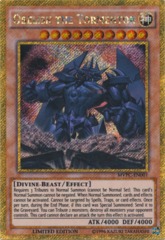 Obelisk The Tormentor - MVPC-EN001 - Gold Super Rare (MISPRINT) - Dark Side Of Dimensions Movie Promo