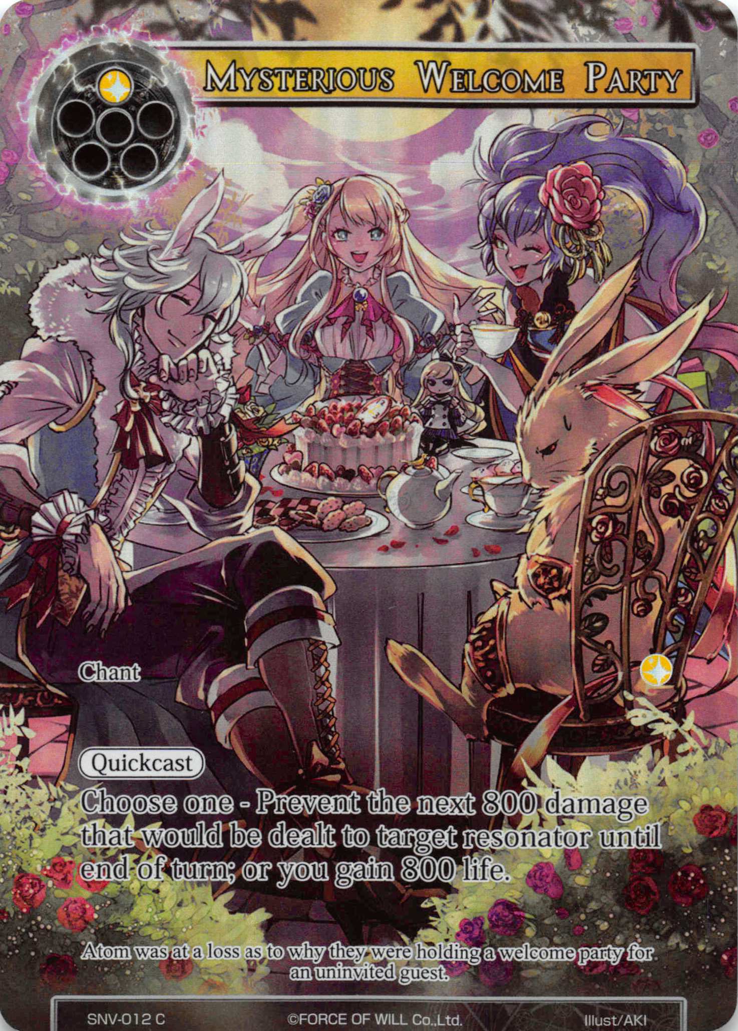 Mysterious Welcome Party - SNV-012 - C - Full Art