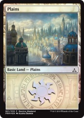 Plains (B01/010) - Foil Ravnica Weekend Promo