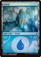 Island (B10/010) - Foil Ravnica Weekend Promo