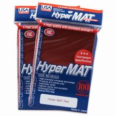 KMC Hyper Matte Red Sleeves (100ct)