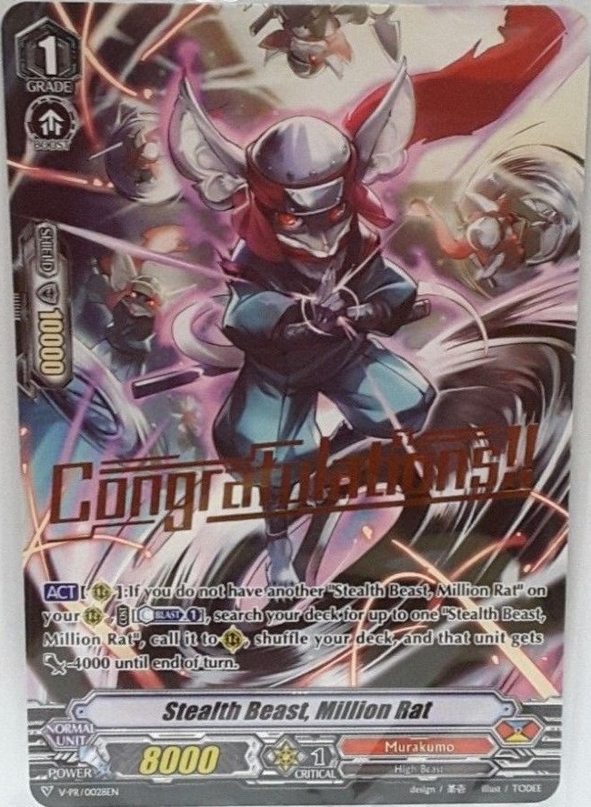Stealth Beast, Million Rat - V-PR/0028EN - PR