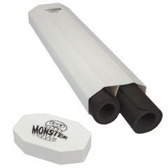 Monster Dual Playmat Tube - White