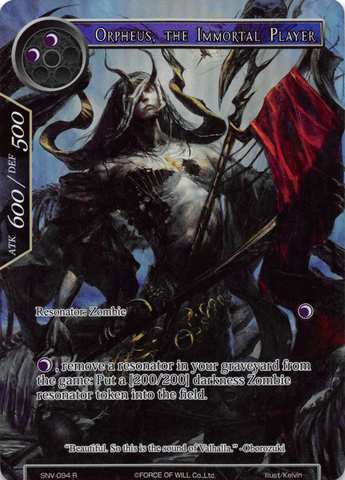 SNV-094 - R - Full Art - Orpheus, The Immortal Player