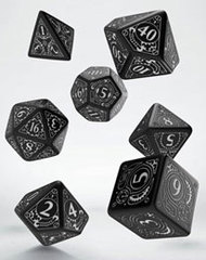 Steampunk Dice Set black & white (7)