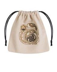 Steampunk Dice Bag beige & multicolor