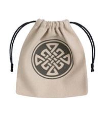 Celtic Dice Bag beige & black