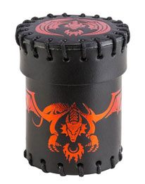 Flying Dragon Dice Cup black & red