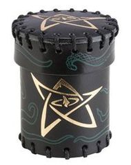 Call of Cthulhu Dice Cup black & green-golden