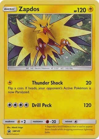 Zapdos - SM145 - SM Black Star Promo