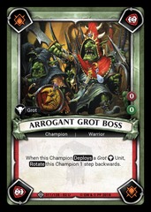 Arrogant Grot Boss (Unclaimed) - Foil