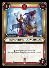 Thundering Concussor (Unclaimed) - Foil