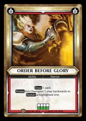 Order Before Glory (Unclaimed)