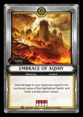 Embrace of Aqshy (Claimed) - Foil
