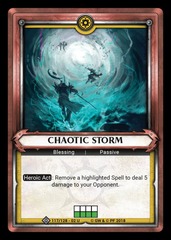 Chaotic Storm (Claimed) - Foil