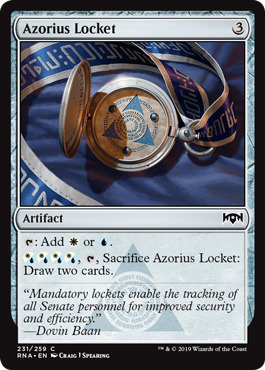 Azorius Locket - Foil