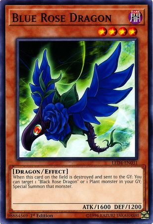 Blue Rose Dragon - LED4-EN031 - Common - 1st Edition