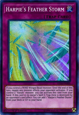 Harpies Feather Storm - LED4-EN000 - Super Rare - 1st Edition