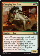 Charging War Boar - Planeswalker Deck Exclusive