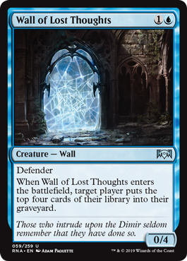 Wall of Lost Thoughts - Foil