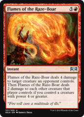 Flames of the Raze-Boar - Foil