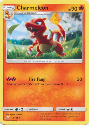 Charmeleon - 13/181 - Uncommon