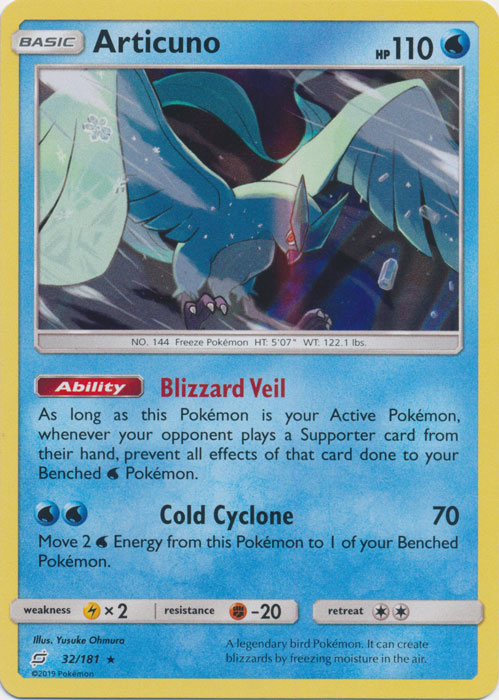 Articuno - 32/181 - Holo Rare