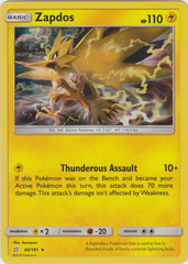 Zapdos - 40/181 - Holo Rare